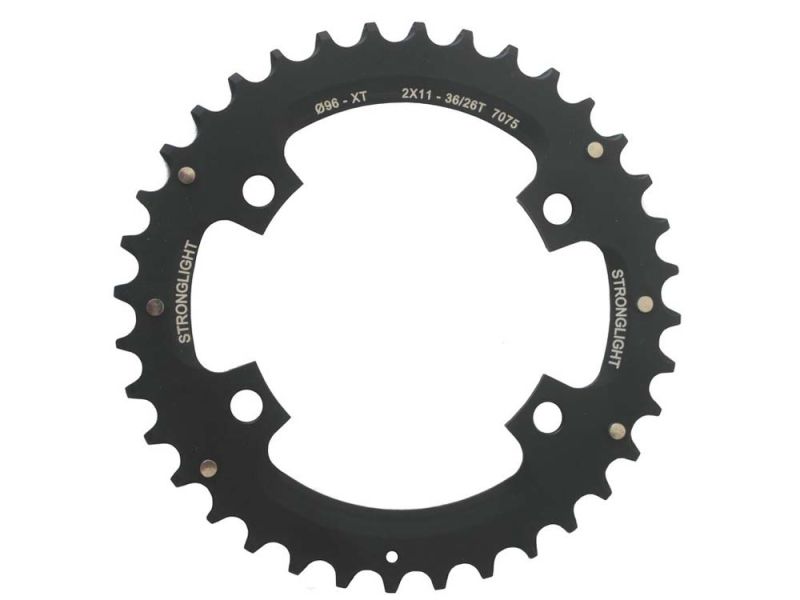 Stronglight MTB Shimano Kettenblatt (für XT FC-M8000 / SLX | außen | 38(28) Zähne | 2x11-fach)