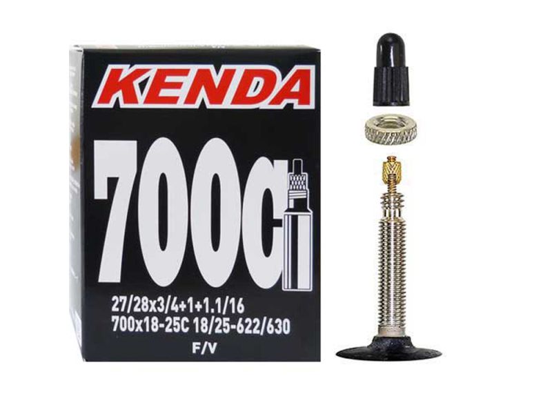 Kenda 18-25/622 SV32 Fahrradschlauch (schwarz)