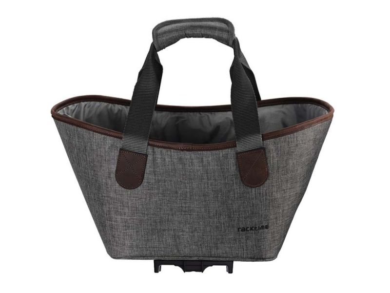 Racktime Einkaufstasche Agnetha (grau | inkl. Snapit Adapter 2.0)