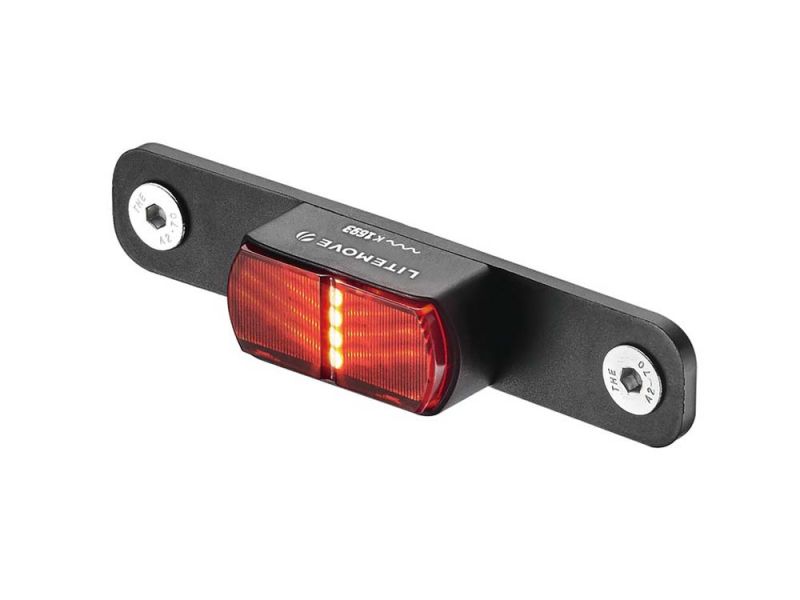 Litemove TS-RK Fahrradrücklicht (für Gepäckträger 80mm Lochabstand)