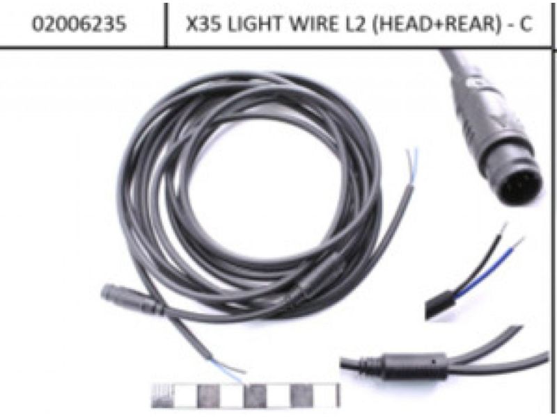 Mahle EBM Y-Lichtkabel (Stecker auf offene Litze)