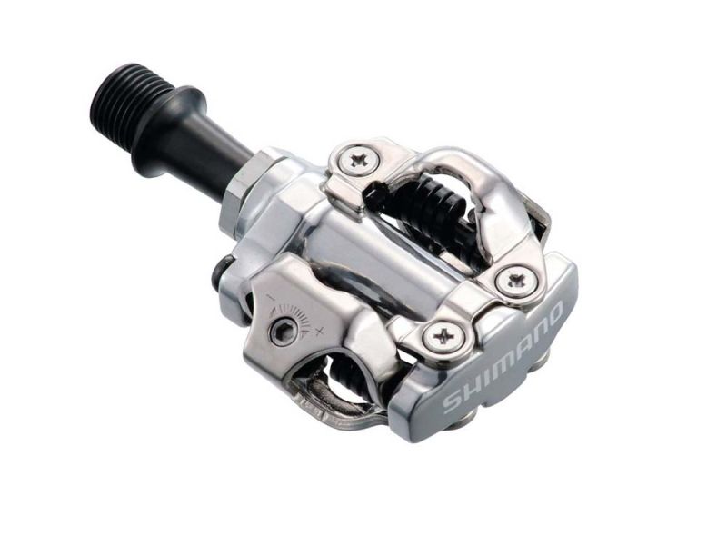 Shimano PDM540 SPD Fahrradpedale (silber | 9/16" | zweiseitig | ohne Reflektor)