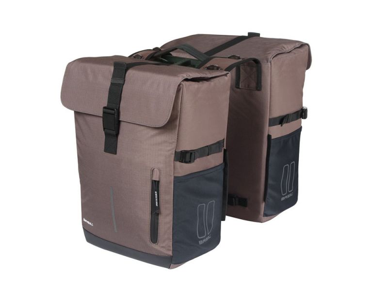 Basil Move Doppelpacktasche (30 Liter | MIK | braun)