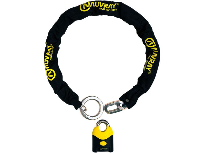 Auvray K Block Kettenschloss (schwarz / gelb)