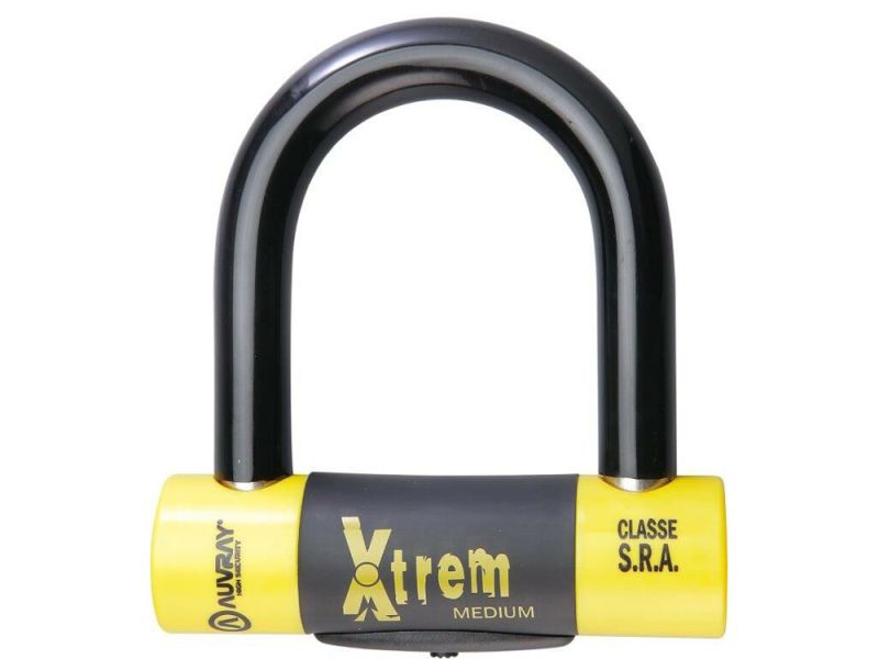 Auvray Xtrem Medium/Maxi Bügelschloss (85x100 | schwarz / gelb)