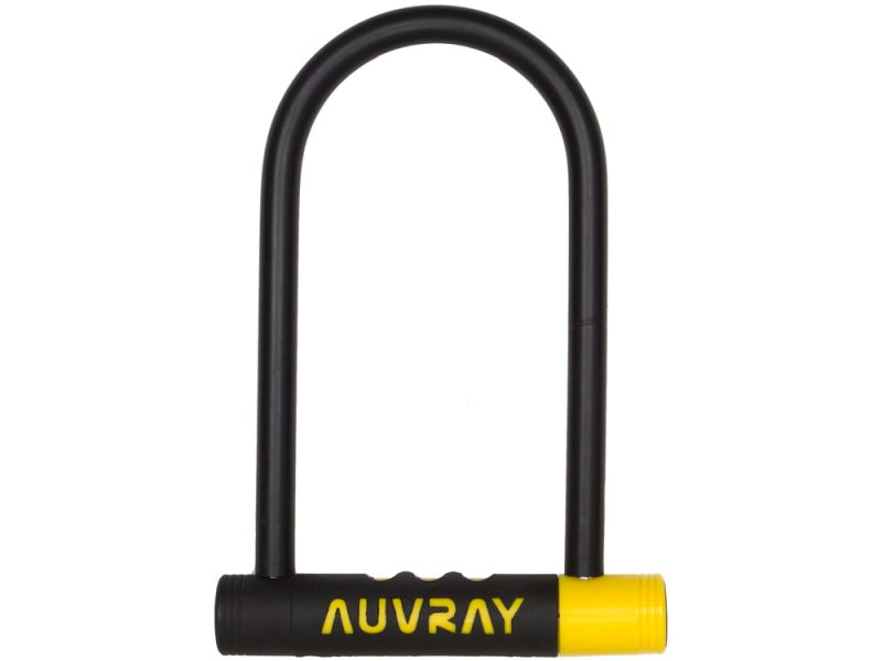 Auvray Alarm Bügelschloss (128x245 | schwarz / gelb)