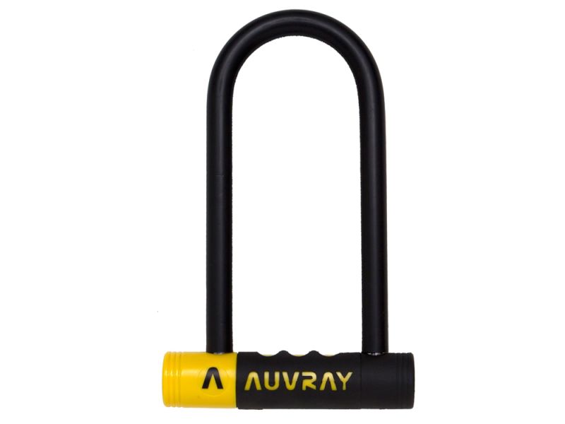 Auvray Alarm Bügelschloss (90x210 | schwarz / gelb)