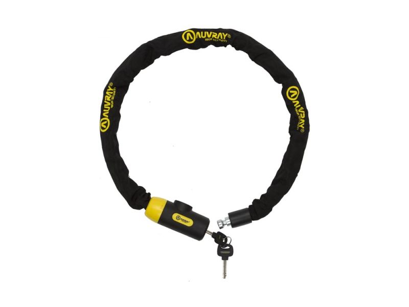 Auvray C-Block Kettenschloss (schwarz / gelb)
