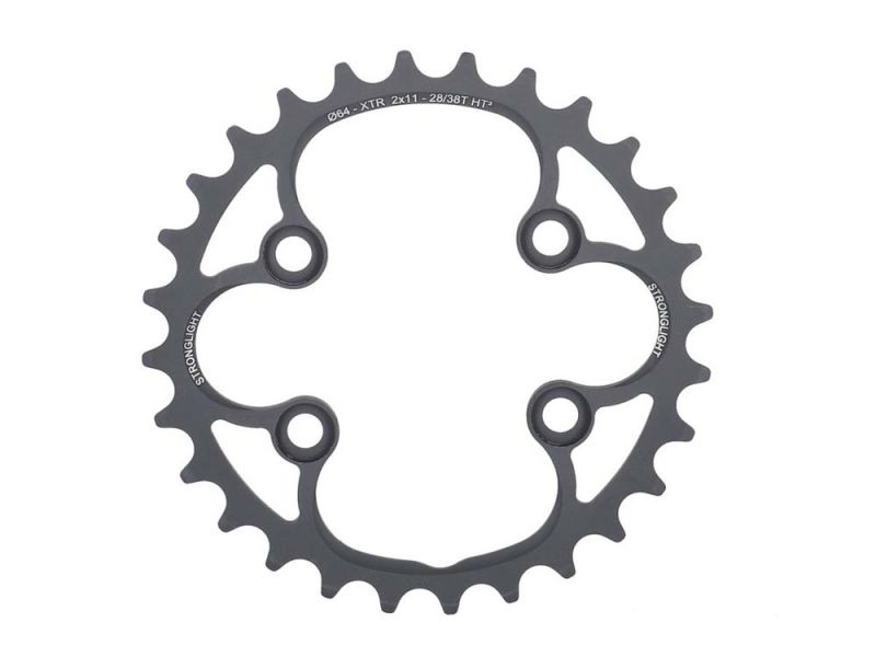 Stronglight MTB Shimano Kettenblatt (für XTR FC-M9000 / 9020 | innen | 28(38) Zähne | HT³ | 2x11-fach)