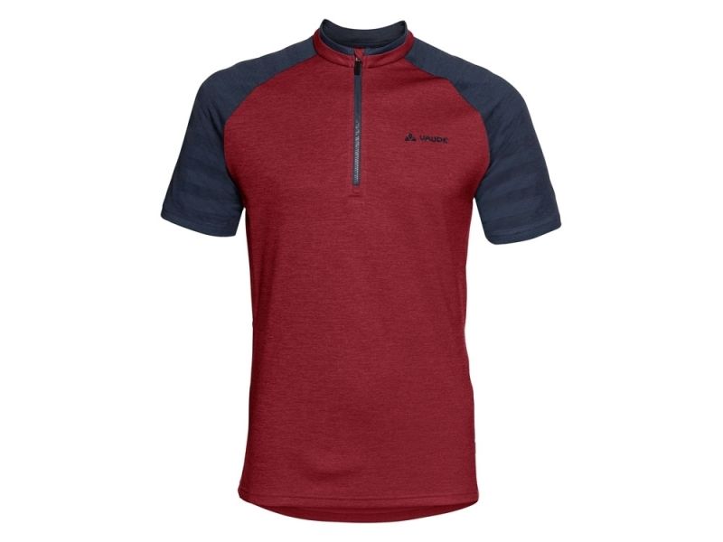 Vaude Tamaro III cycling jersey men (carmine)