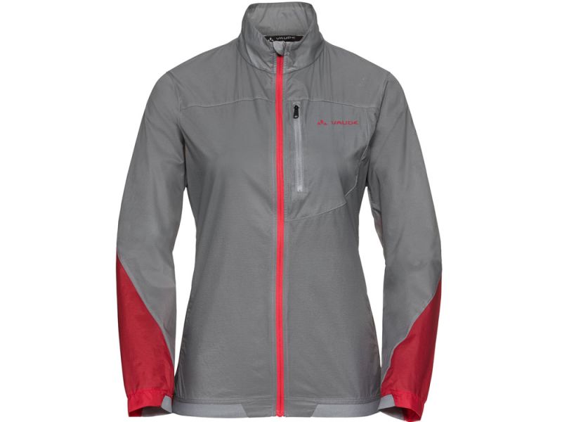 Vaude Moab UL cycling jacket women (grey)