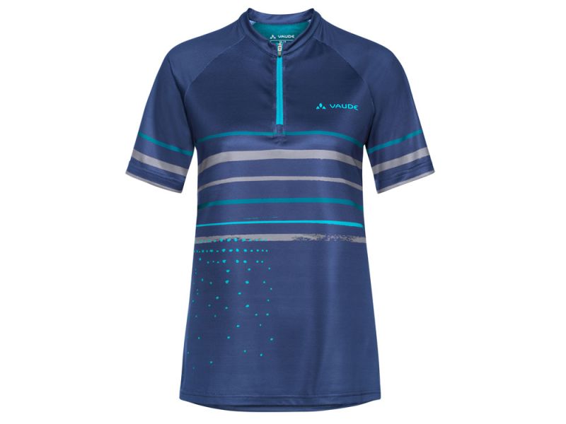 Vaude Ligure cycling jersey women (blue)