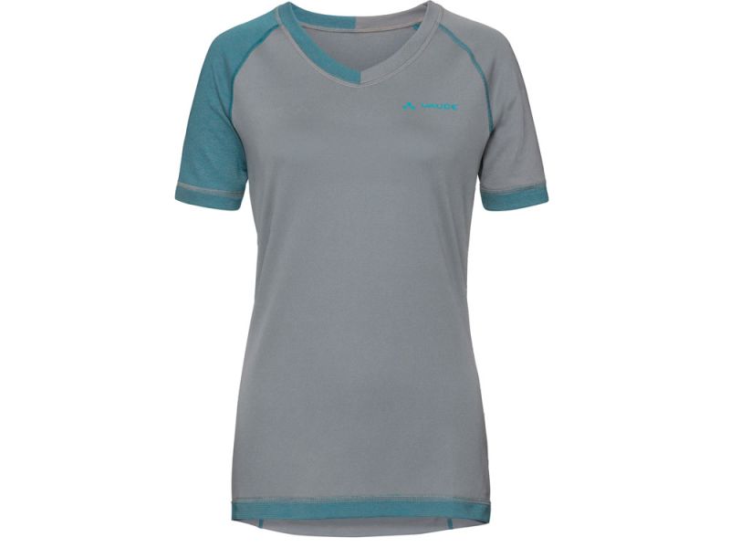 Vaude Moab III cycling jersey women (grey)