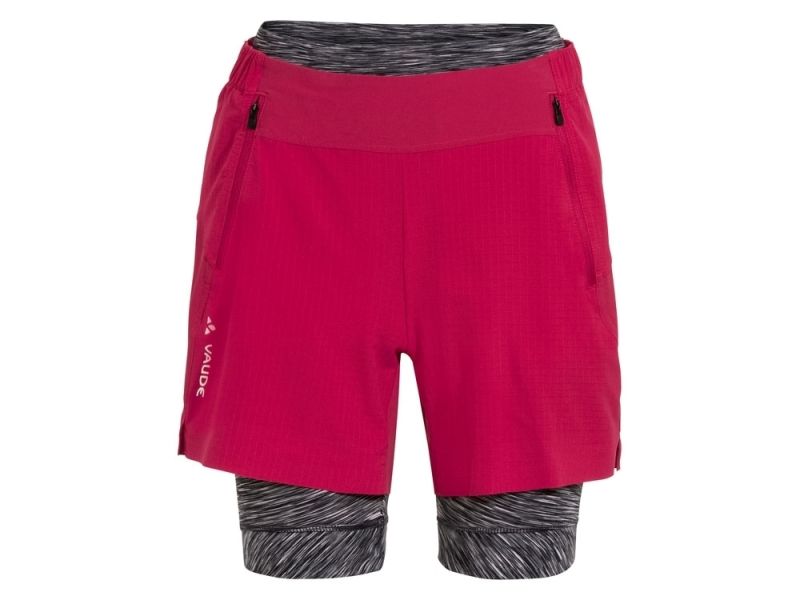 Vaude Altissimi cycling shorts women (crimson red pink)