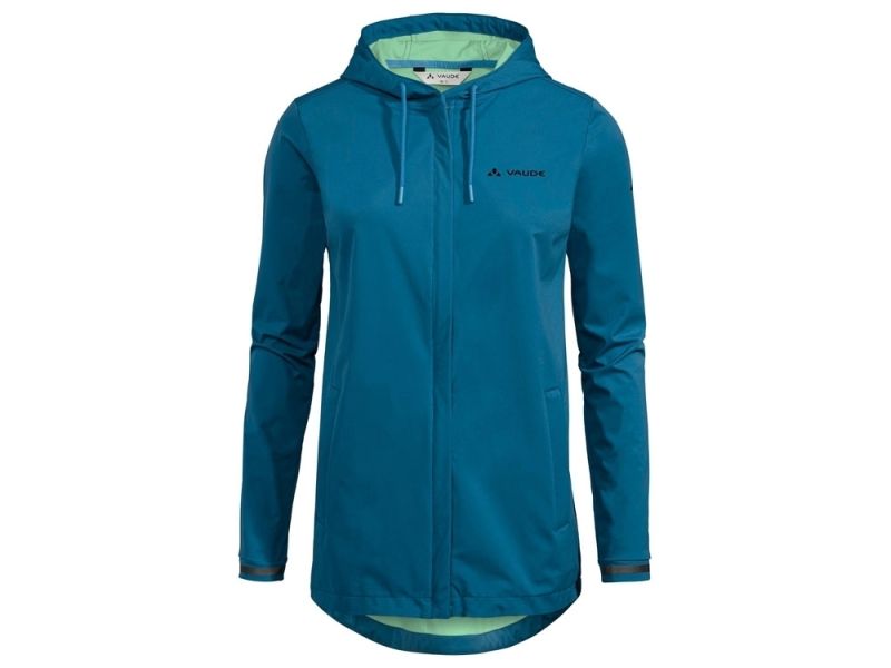 Vaude Cyclist Softshell II windproof jacket women (kingfisher turquoise / cyan)