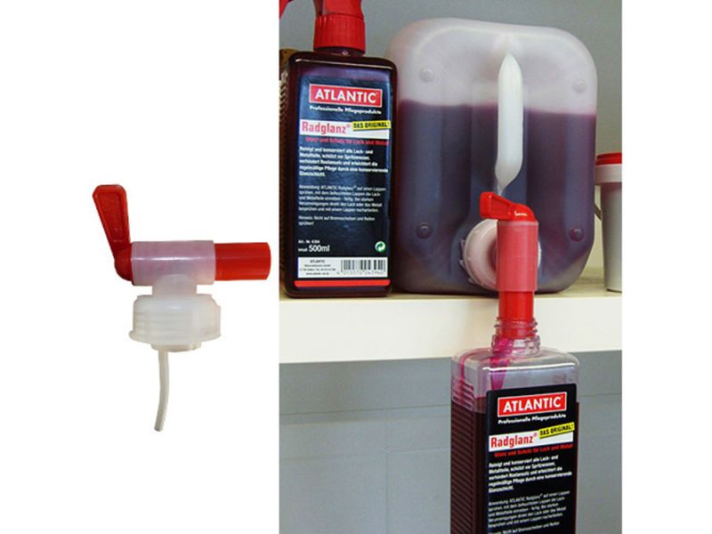 Atlantic Nachfüllhahn für 5-10 Liter Kanister (rot)
