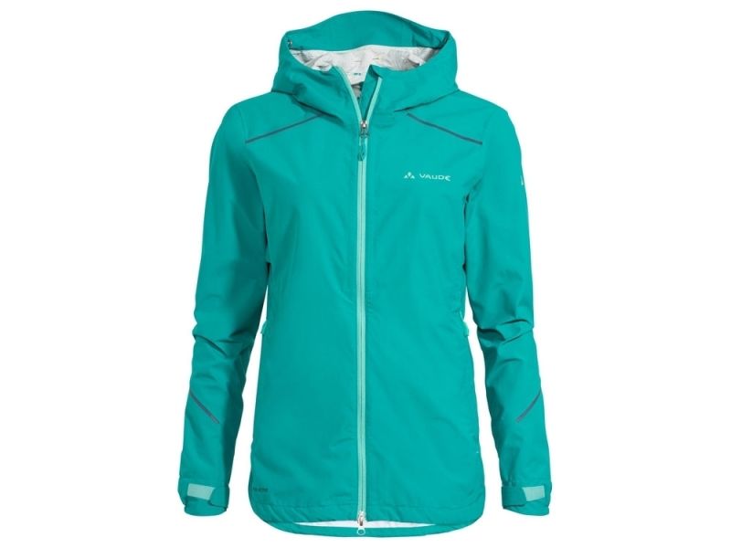 Vaude Yaras IV rain jacket women (turquoise)