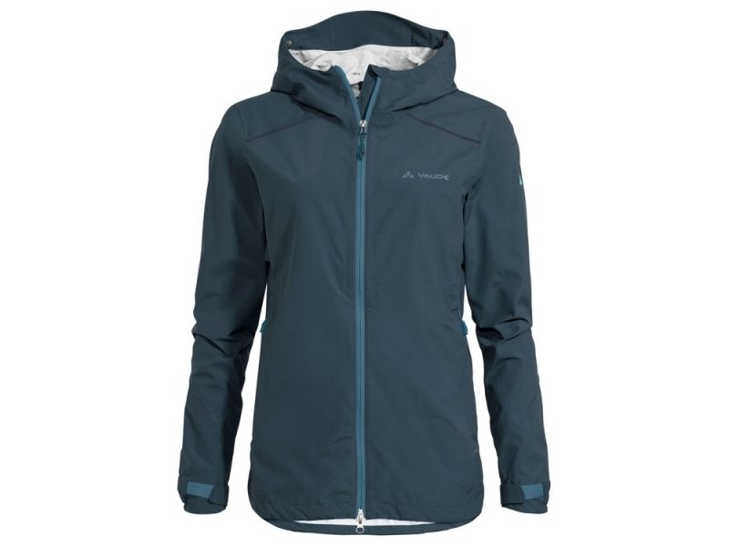 Vaude Yaras IV rain jacket women (steel blue)