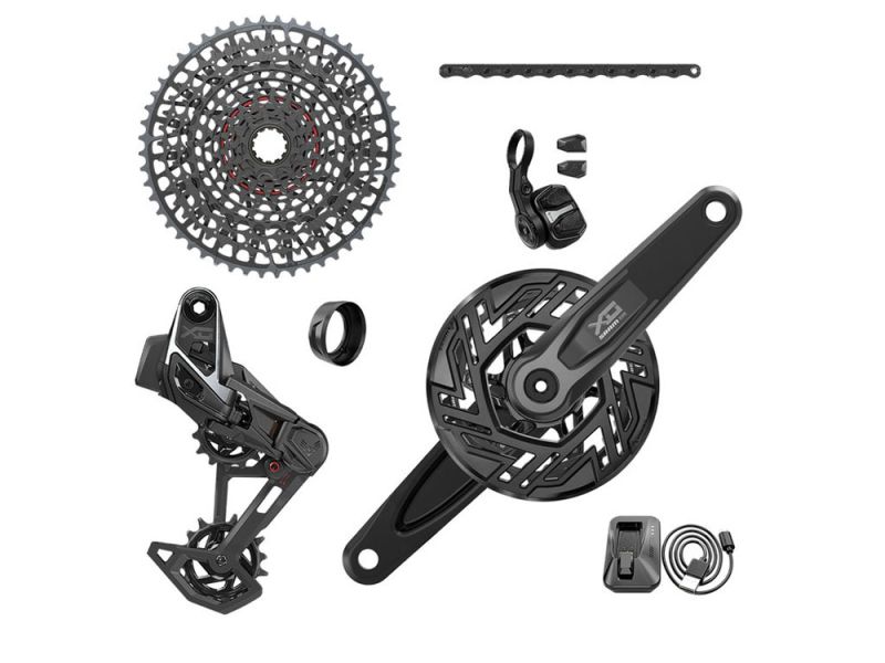 SRAM X0 T-Type Eagle AXS EMTB Schaltgruppenset (10-52 Zähne | 160mm | Brose ISIS)