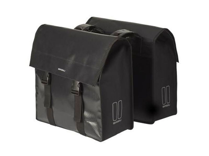Basil Urban Load Doppeltasche (48-53 Liter | schwarz)