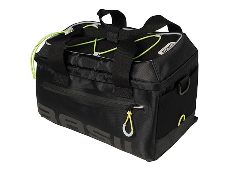 Basil Miles TrunkBag Gepäckträgertasche (7 Liter | schwarz)