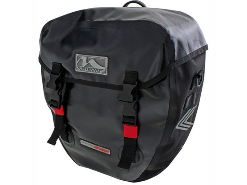 M-Wave Alberta Big Doppeltasche (schwarz)