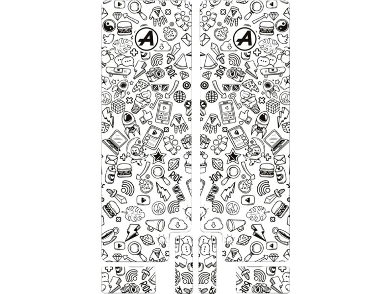 ALGIS Icon Gabelaufkleber (matt | schwarz)