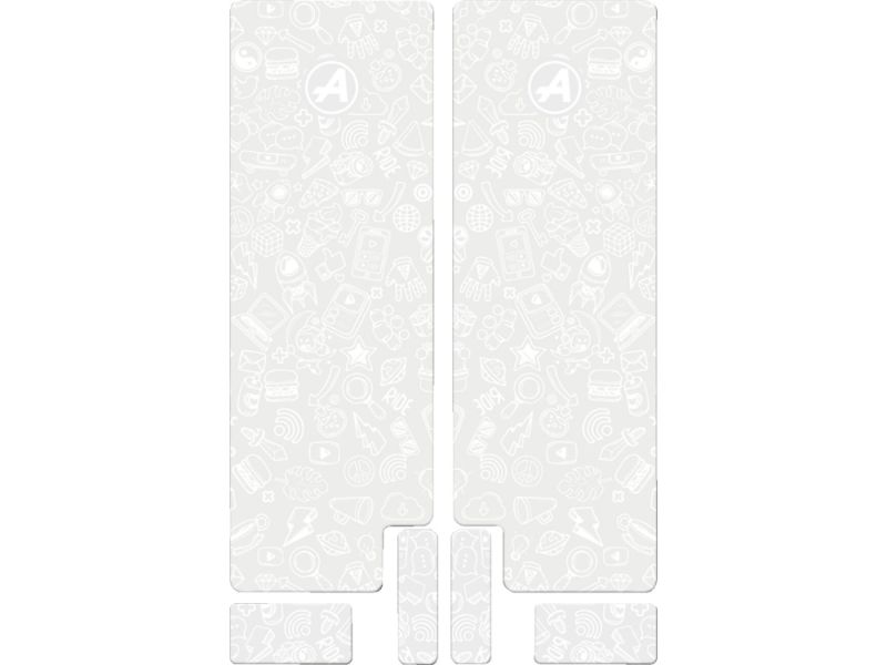 ALGIS Icon Gabelaufkleber (matt | weiß)