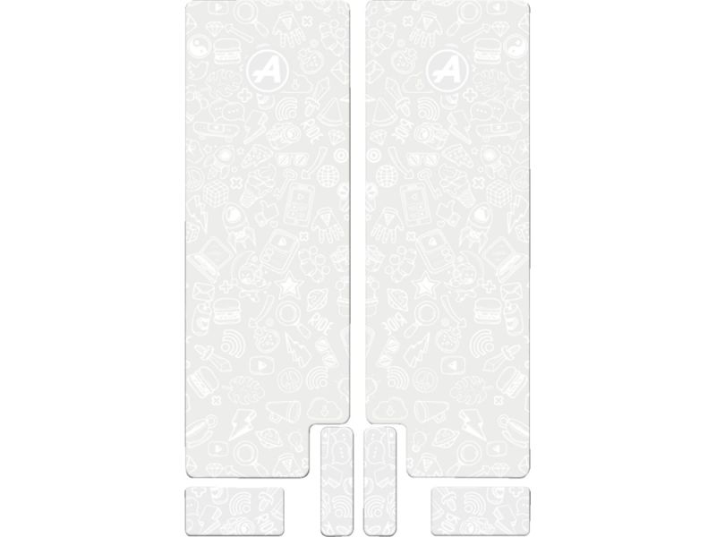 ALGIS Icon Gabelaufkleber (glänzend | weiß)