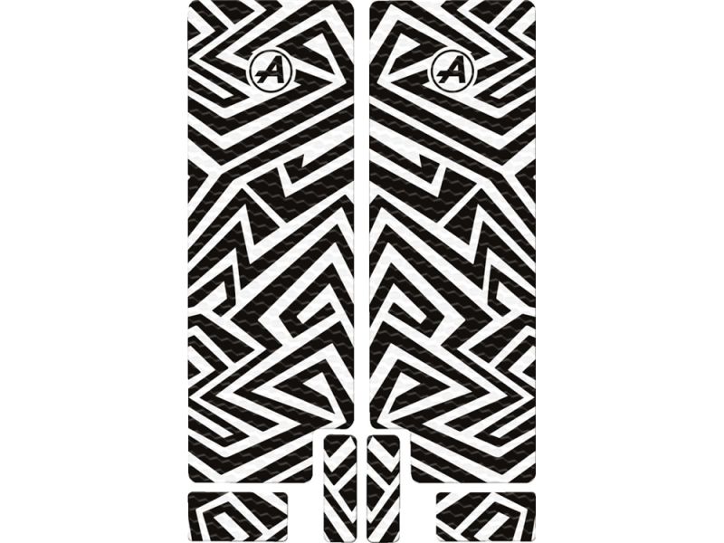 ALGIS Lines Gabelaufkleber (texturiert | schwarz)