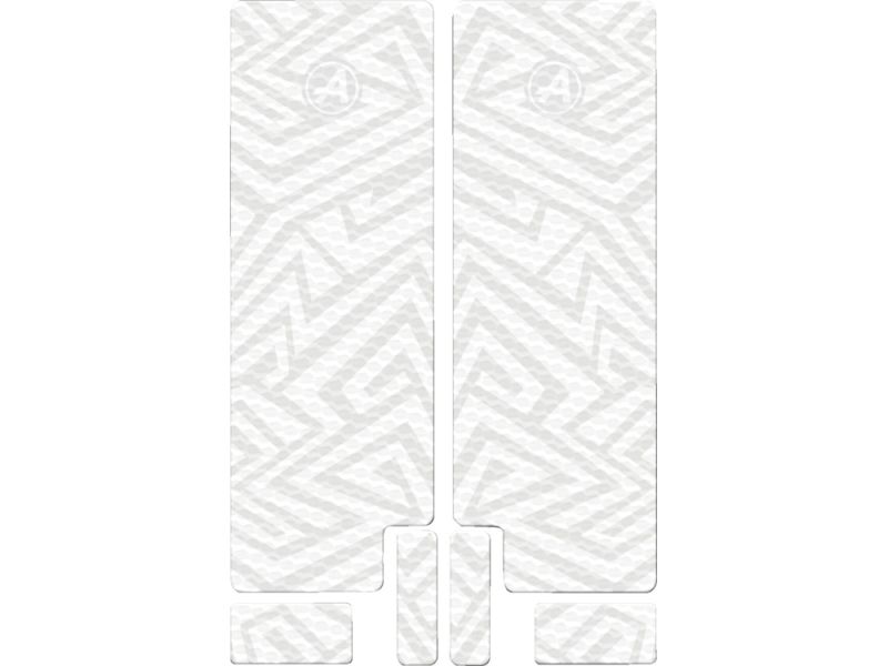 ALGIS Lines Gabelaufkleber (texturiert | weiß)