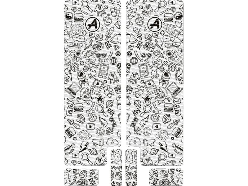 ALGIS Icon Gabelaufkleber (texturiert | schwarz)