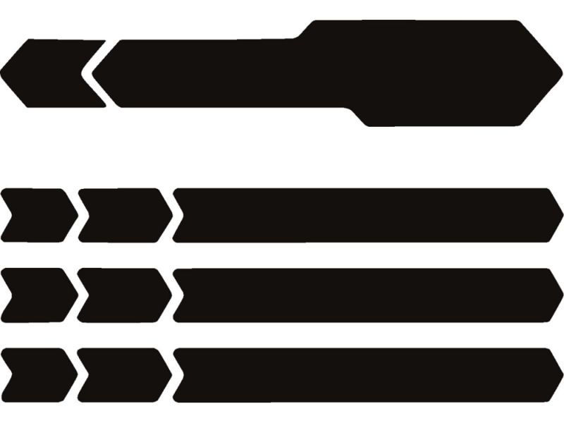 ALGIS Kettenschutzaufkleber (schwarz / gloss)