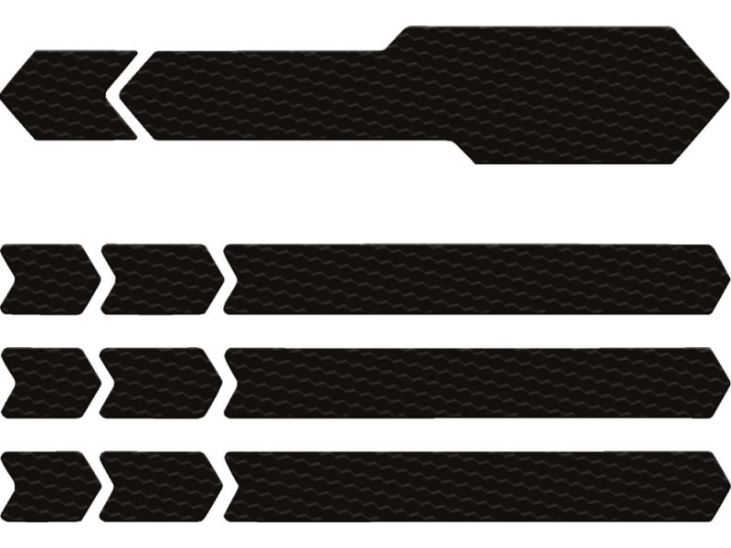 ALGIS Kettenschutzaufkleber (texturiert | schwarz)