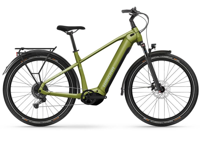 Winora Yucatan X10 High Trekking E-Bike (27,5" | 720Wh | touring green)-60cm