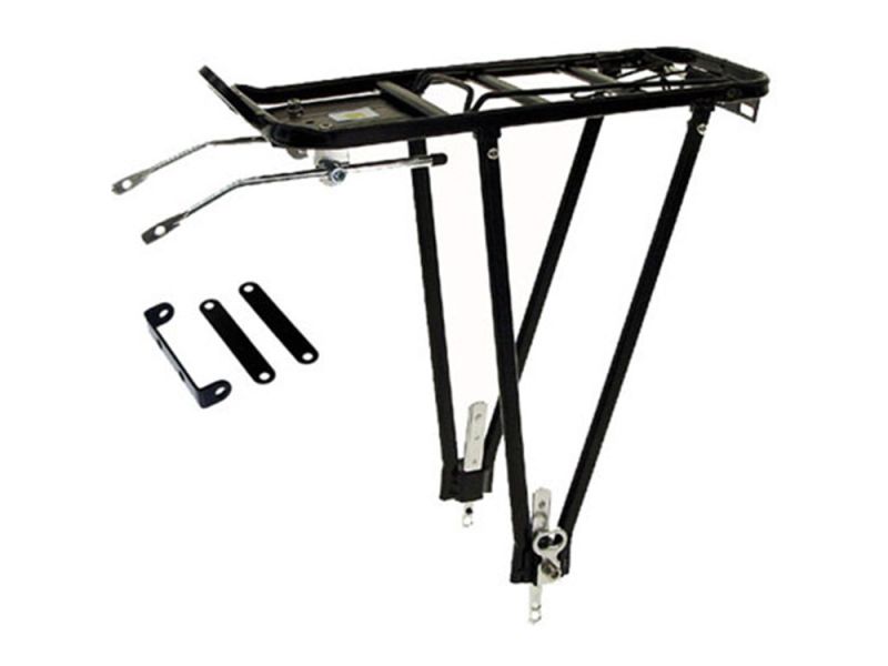 Messingschlager 2Bein Gepäckträger (24-28“ | schwarz)