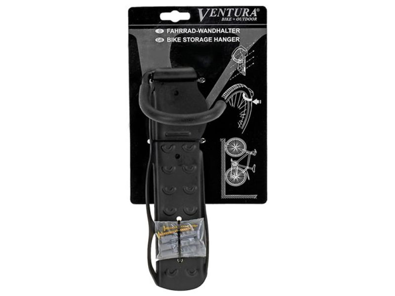 Messingschlager Fahrradwandhalter (schwarz)