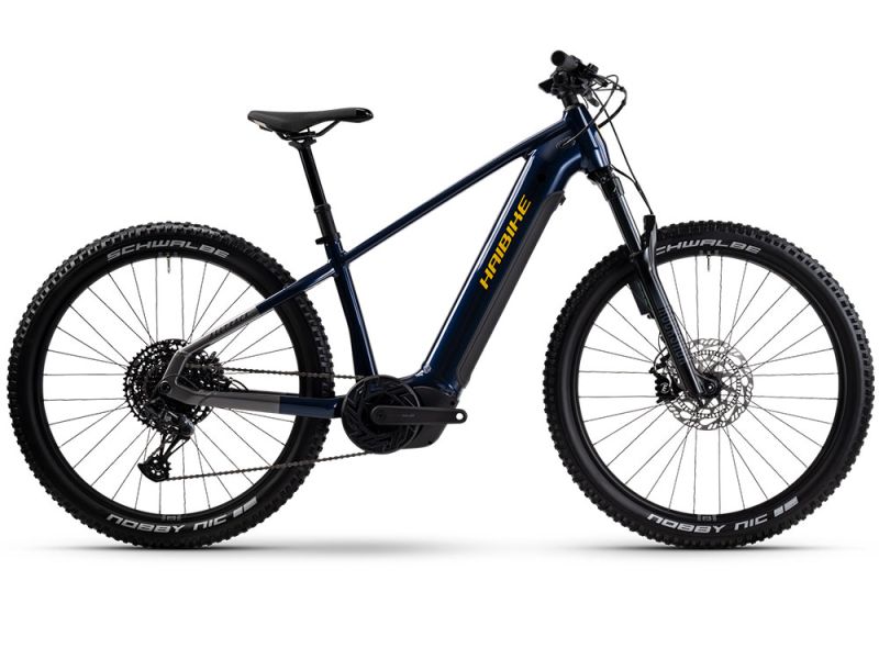 Haibike AllTrack 11 ABS MTB E-Bike (27,5" | 800Wh | blau / titan / gelb)-40cm
