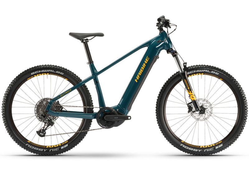 Haibike AllTrack 6 | E-Mountainbike | 27,5" | 720Wh Yamaha PW-S2 | ocean / orange / schwarz