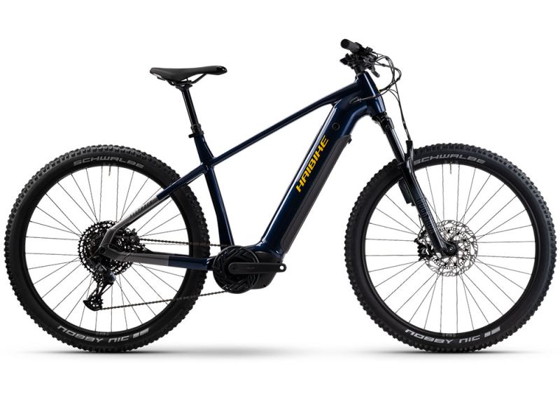 Haibike AllTrack 11 ABS MTB E-Bike (29" | 800Wh | blau / titan / gelb)-55cm