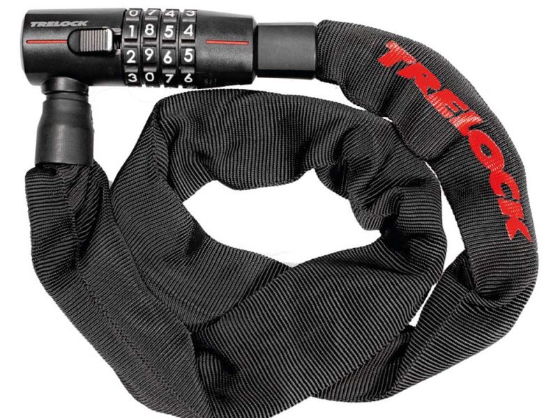 Trelock BC 280 CODE Kettenschloss (85cm | Ø5mm | ohne Halter)