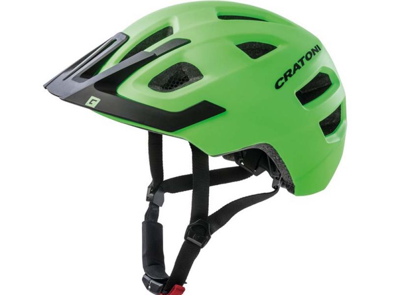 Cratoni Maxster Pro Fahrradhelm Kinder (lime / mattschwarz)