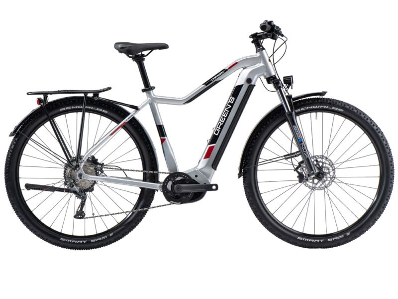 Green’s Corwen F625 Mid | Trekking E-Bike | 29" | 625Wh Bosch CX | light grey | medium & large