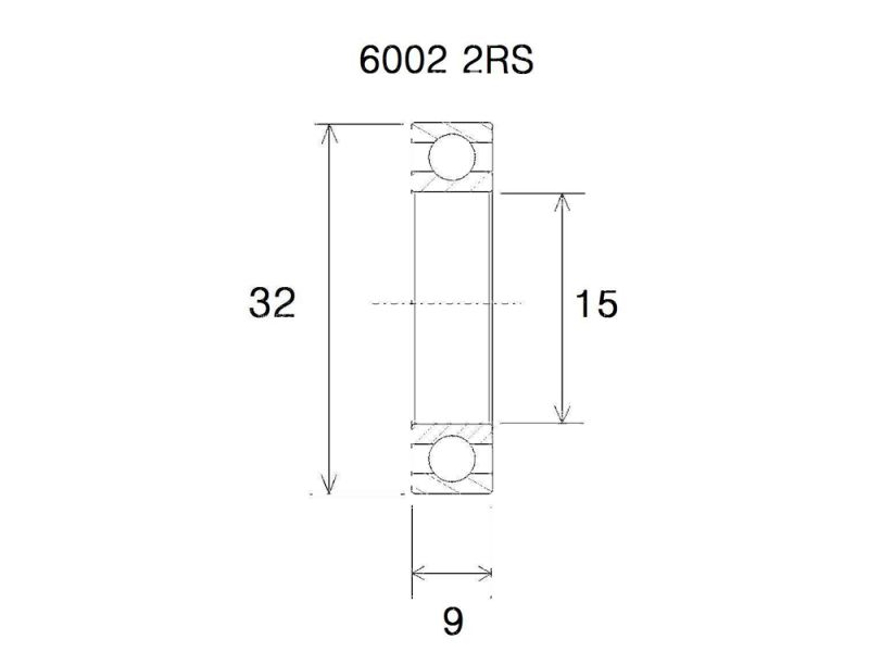 Black Bearing B3 Lager (15x32x9mm)