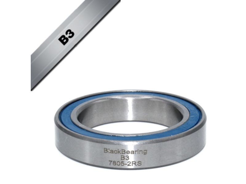 Black Bearing B3 Lager (25x37x7mm)