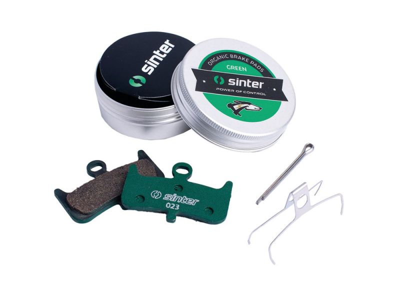 Sinter 023 Hayes Scheibenbremsbeläge (organisch | MTB Race | grün)