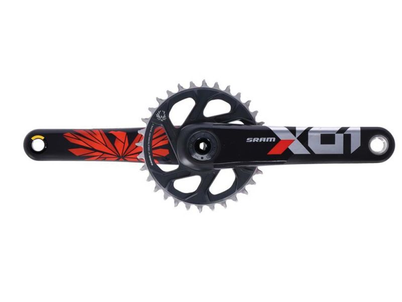 Sram X01 Eagle Boost 148 DUB Kettenradgarnitur (175mm | rot | 32 Zähne | X-SYNC2 | DM | 12-fach C2)