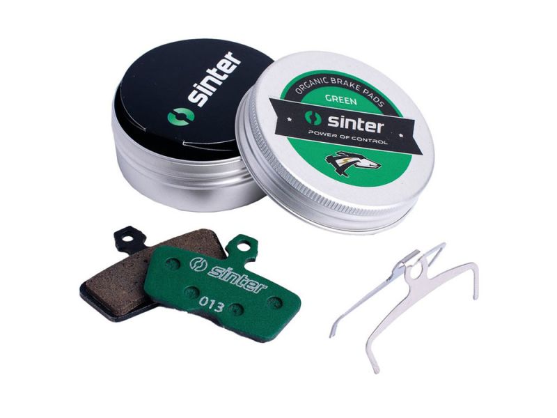 Sinter 013 Sram Scheibenbremsbeläge (organisch | MTB Race | grün)