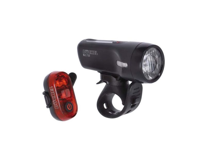 Fasi BLC 720 Beleuchtungssatz (schwarz mit Akkus | StVZO | StopTech)