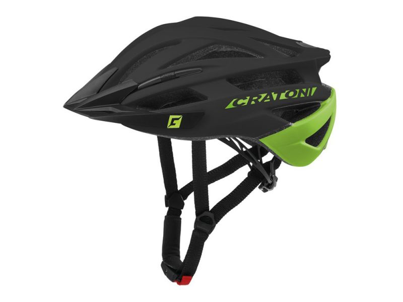 Cratoni Agravic MTB Fahrradhelm (schwarz / lime)-58-62cm